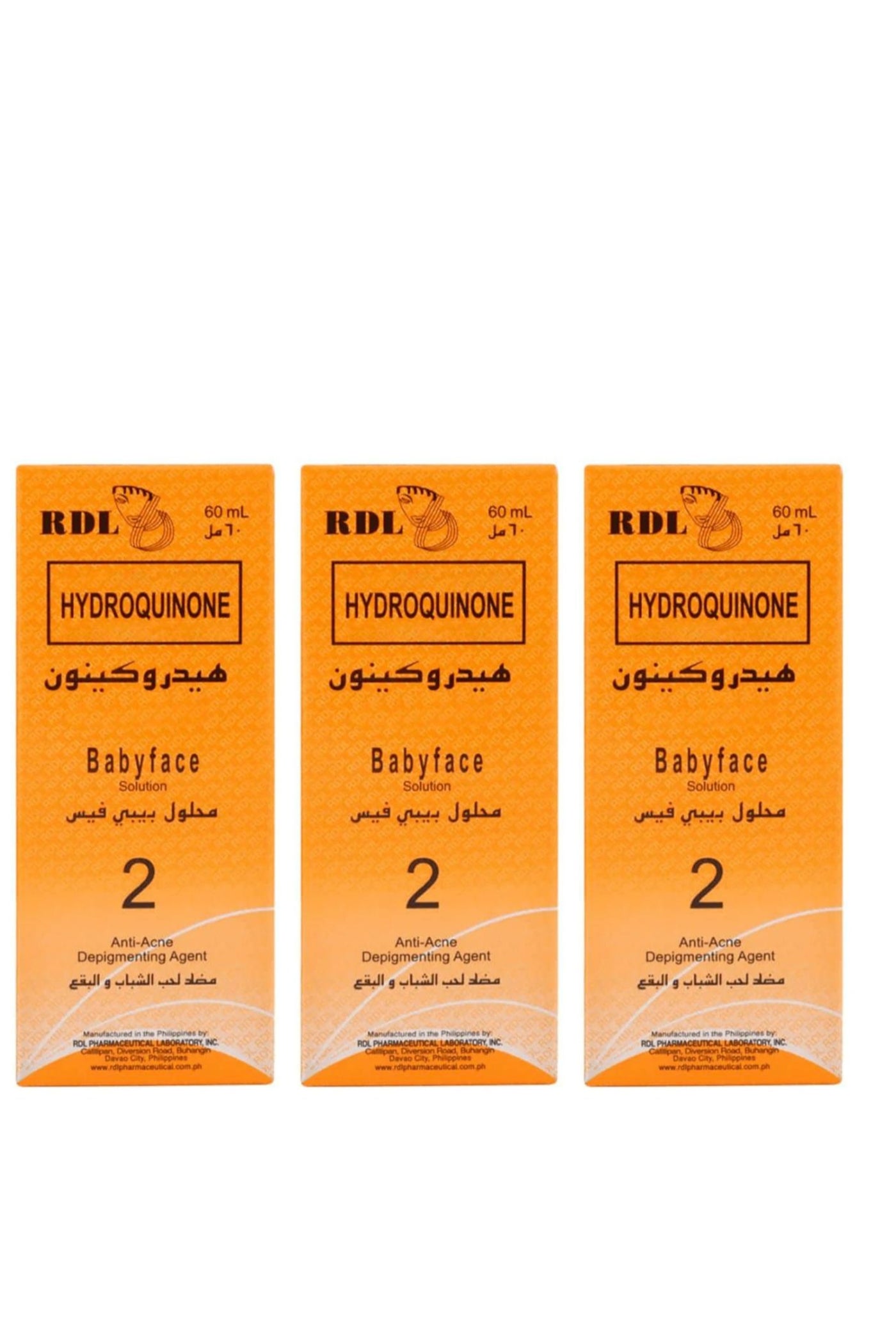 Babyface Solution No. 2 Anti-acne Depigmenting Agent 60ml 3 pcs