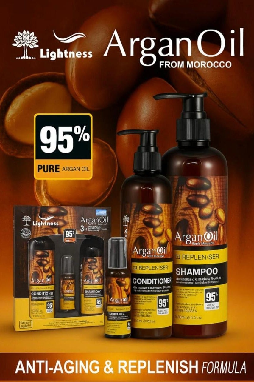 Argan Oil Anti Aging And Replenish Formula Set