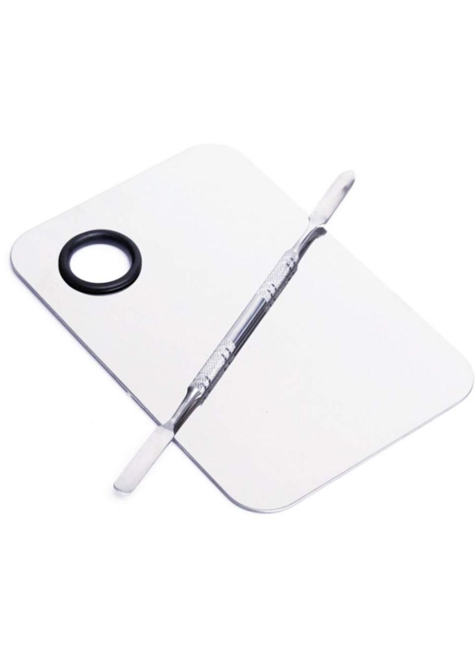 Professional Pro Stainless Steel Makeup Palette Cosmetic Palette with Spatula Tool Makeup Art Tool