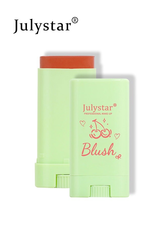 Blush Stick-  Waterproof Blush Makeup, Long Lasting 3 In 1 Cheek Blush & Lip Tint & Eye Shadow Makeup Stick, Cream Blush Makeup for All Skin Tones #03