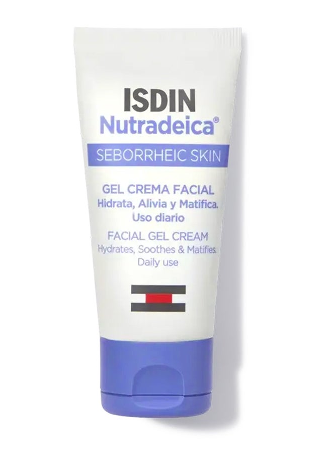 Nutradeica Facial Gel Cream [50Ml] – Targeted Face Cream For Seborrheic Dermatitis To Control Flaking, Itching, And Redness