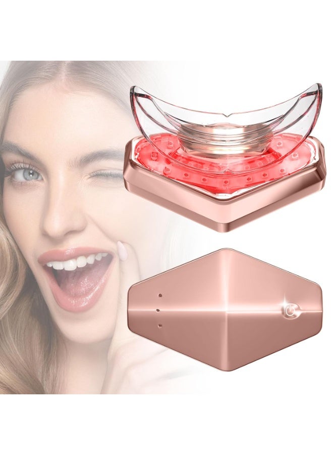 Lip Plumper Device, with Red & Infrared Light Therapy, Heated Anti-Aging Lip Care for Wrinkle Reduction, Enhanced Lip Tone, and Fuller, More Vibrant Lips