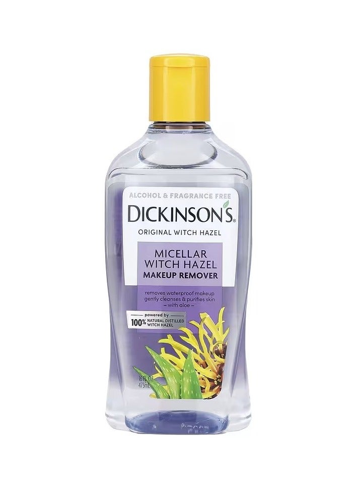 Original Witch Hazel, Micellar Witch Hazel Makeup Remover, Alcohol & Fragrance Free, 16 fl oz (473 ml)