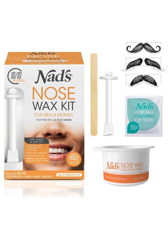 Nose Wax Kit for Men & Women - Waxing Kit for Quick & Easy Nose Hair Removal, 1 Count