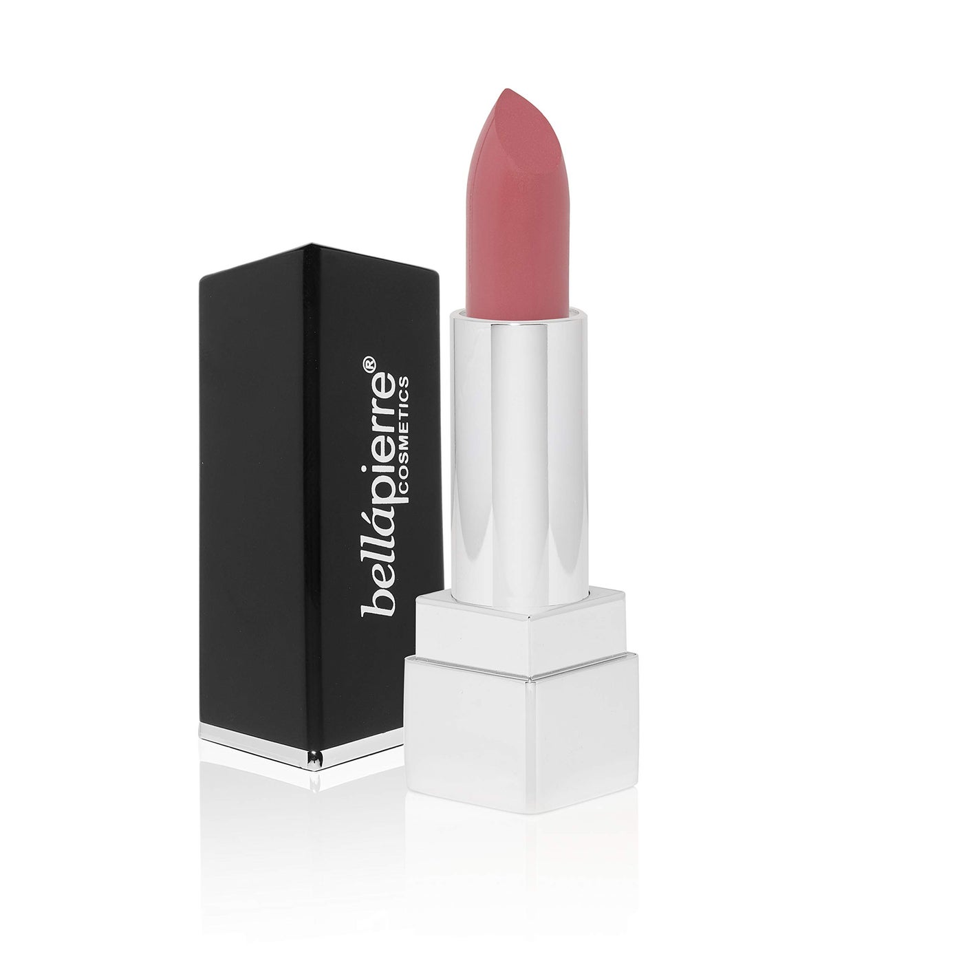 bellapierre Matte Lipstick â€“ Long-Lasting Mineral Lip Color with Vitamins C & E, Nourishing Formula, Natural Matte Finish, Clean, Paraben-Free, Cruelty-Free â€“ 0.12 oz â€“ Antique Pink