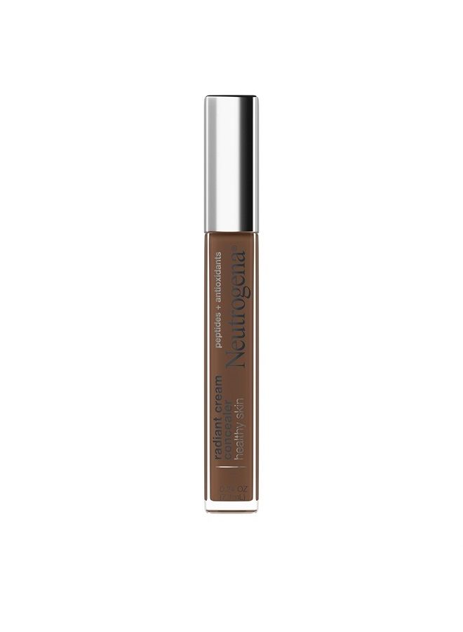 Healthy Skin Radiant Brightening Cream with Peptides & Vitamin E Antioxidant, Lightweight Perfecting Concealer Cream, Non-Comedogenic, Espresso Deep 03 with neutral undertones, 0.24 oz