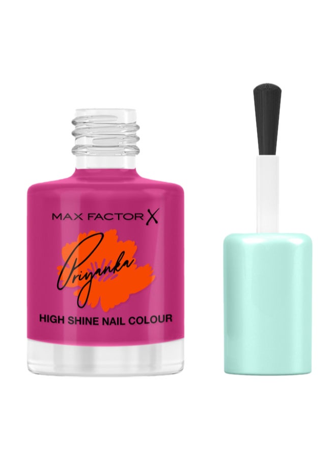 X Priyanka Chopra Miracle Pure Nail Polish - 310 - Flourishing Lilac, 12ml