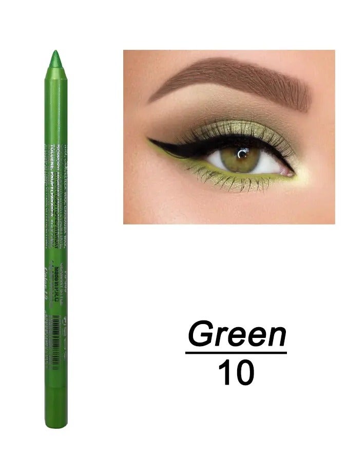 Eyeliner Pencil Makeup Eye Cosmetics Colourful Pigment Long Lasting Waterproof