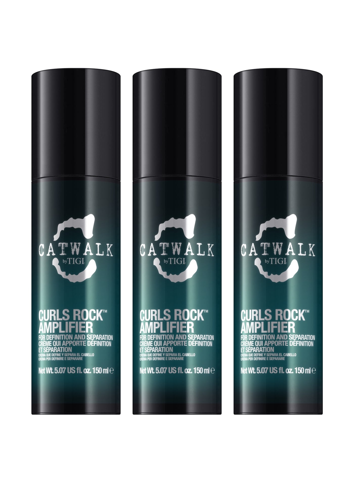 Curls Rock Amplifier for Definition and Seperation cream QUI apporte defination ET sepration - 5.07 oz | 150 ml (Pack of 3)