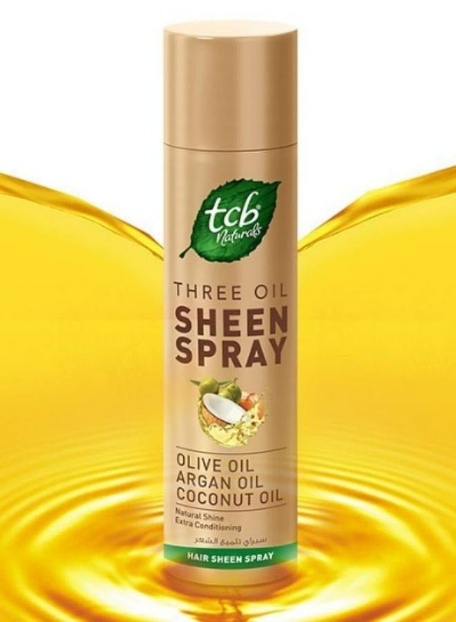 Three Oil Sheen Spray 450 ML