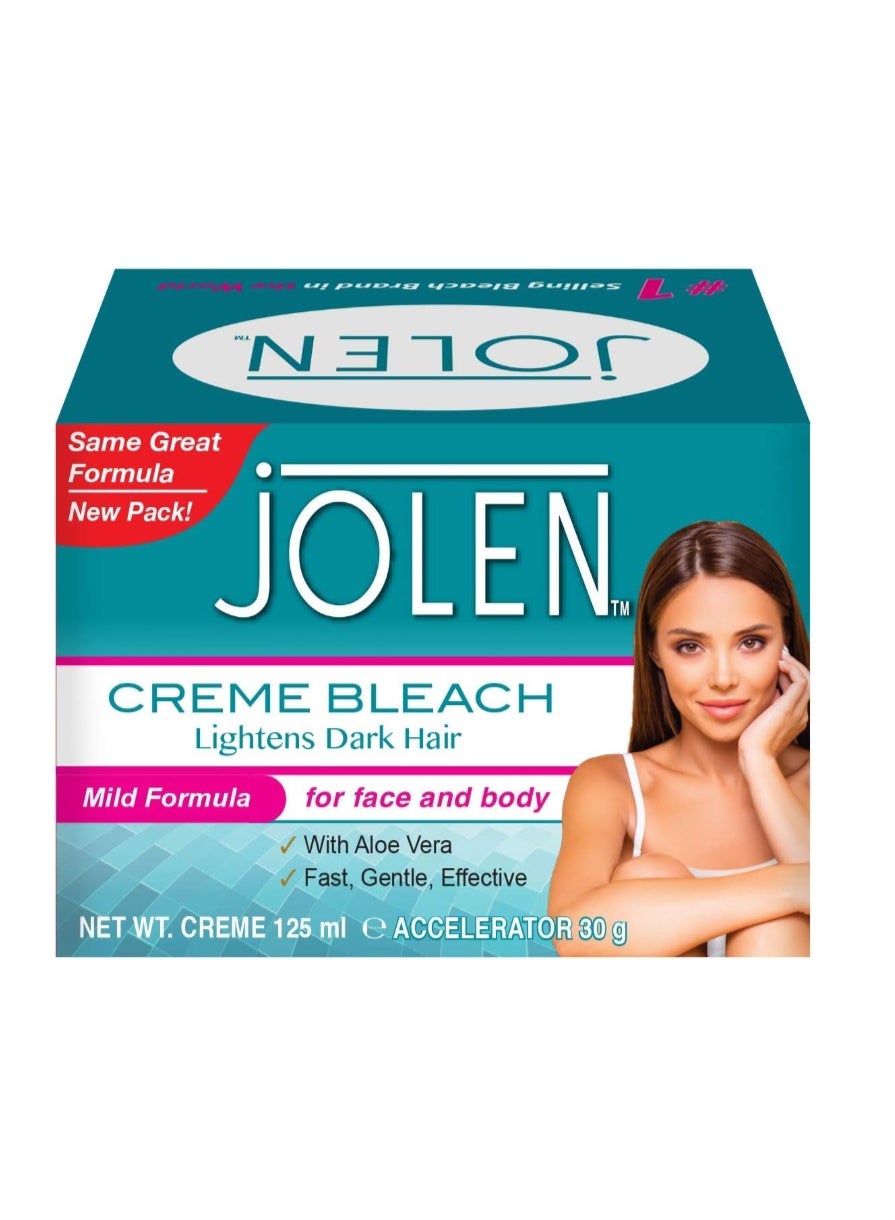 Jolen Mild Hair Bleach Creme 125 ml – Gently Lightens Dark Hair