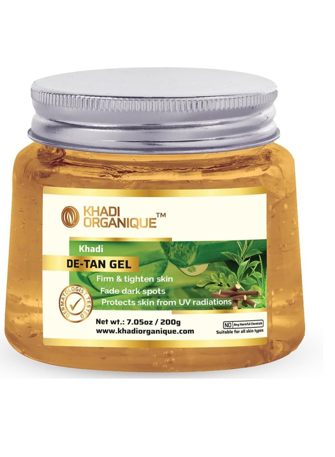 Khadi Organique De Tan Gel 200G