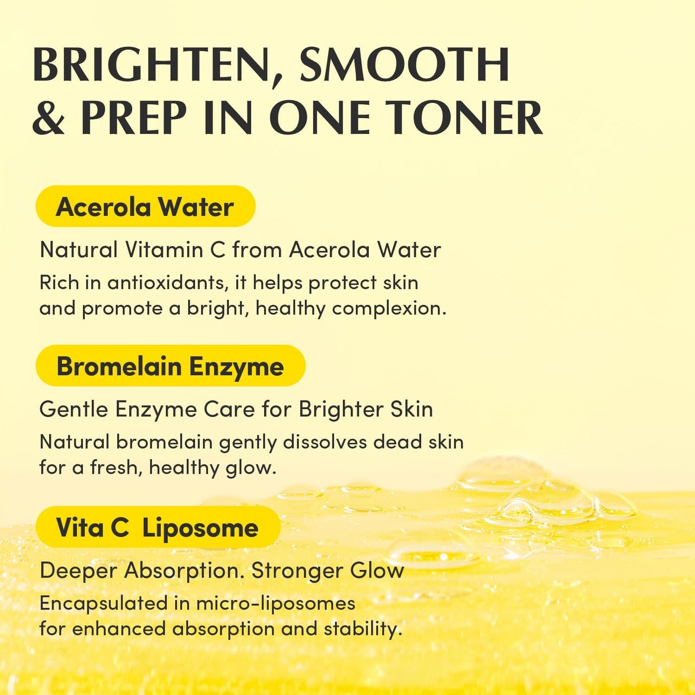 Vitamin Illuminating Toner 150ml – Brightening & Hydrating Face Toner for Even Skin Tone, Glowing Skin, and Refreshing Daily Skincare - image 3