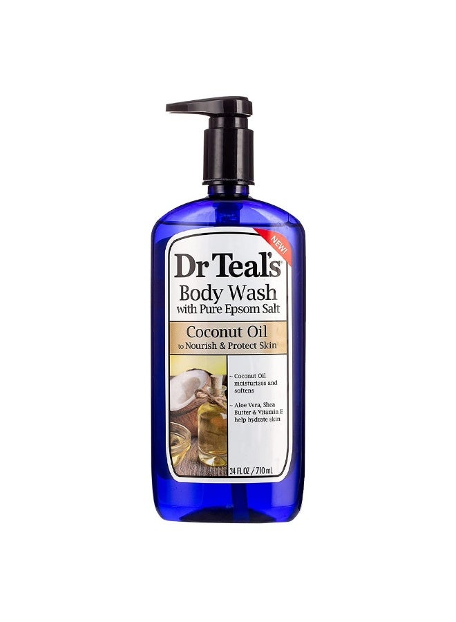 Pure Epsom Salt Body Wash Coconut Oil 710 mL