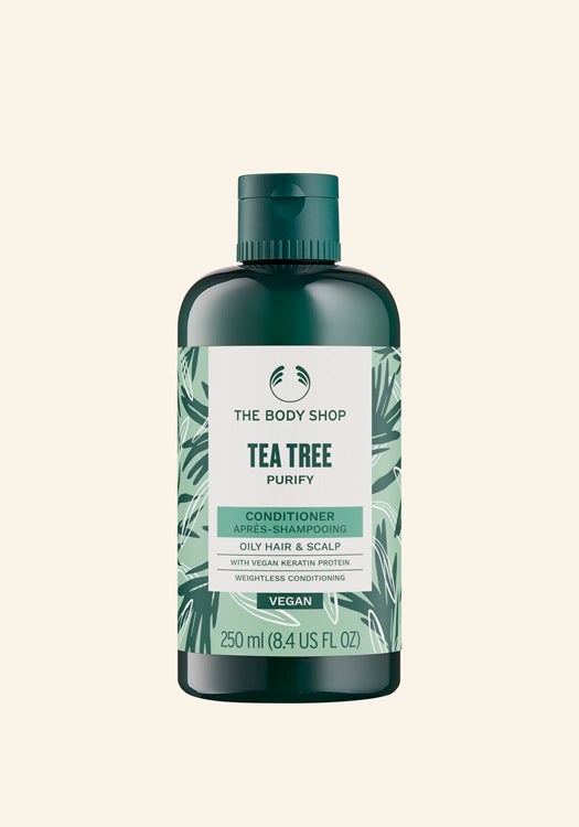 Tea Tree Purify Conditioner – Refreshing Lightweight Conditioner for Oily Hair & Scalp, Hydrating Vegan Keratin Formula, 250ml