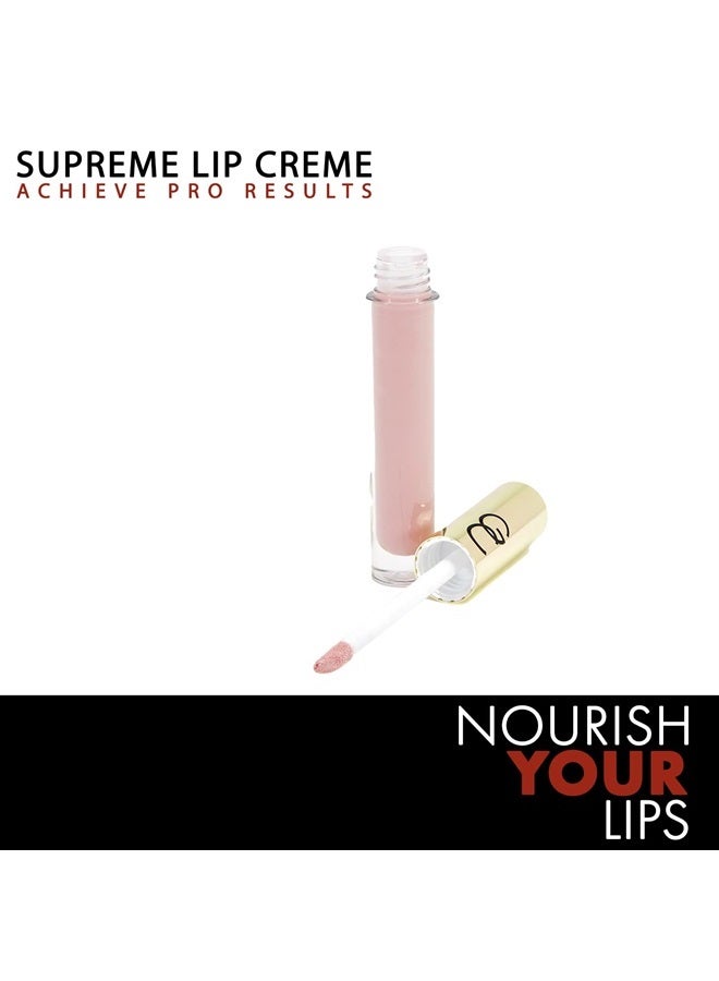 Supreme Lip Creme - Adorn Your Lips with Rich Color and Full Coverage - Lightweight and Non-Drying Formula - Creamy Blend Applies Perfectly Smooth - Angel Cake - 0.64 oz