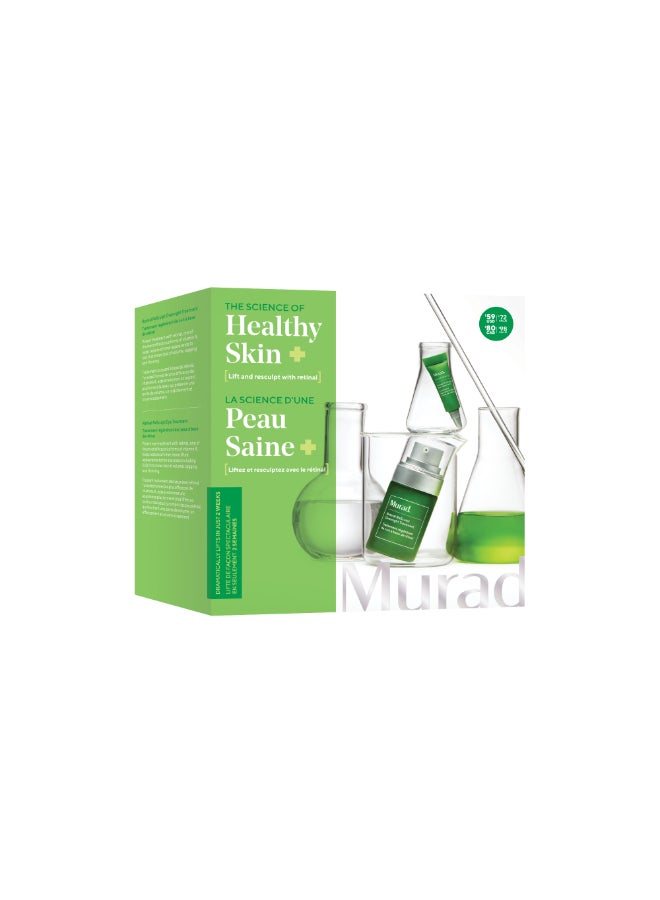 Murad Lift & Resculpt Retinal Trial Kit | Advanced Anti-Aging Skincare Set with Retinal Treatment, Firming Serum & Sculpting Cream | Enhances Contours & Improves Skin Firmness