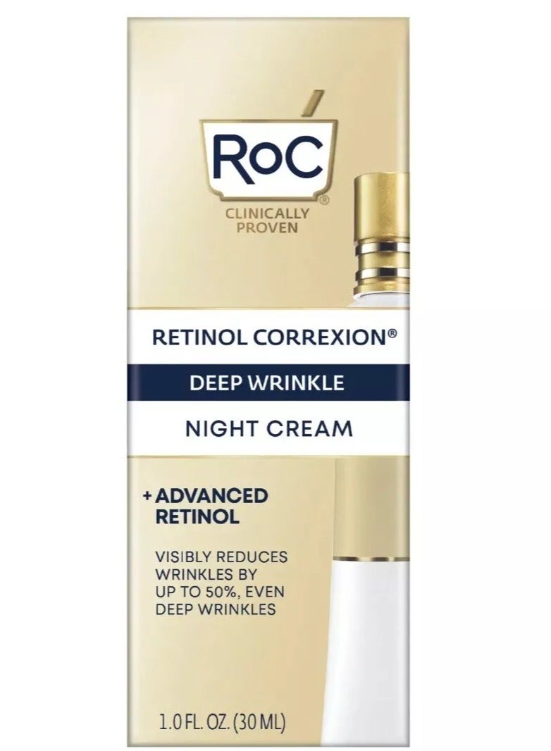 Roc retinol correxion deep wrinkle night cream 30mL