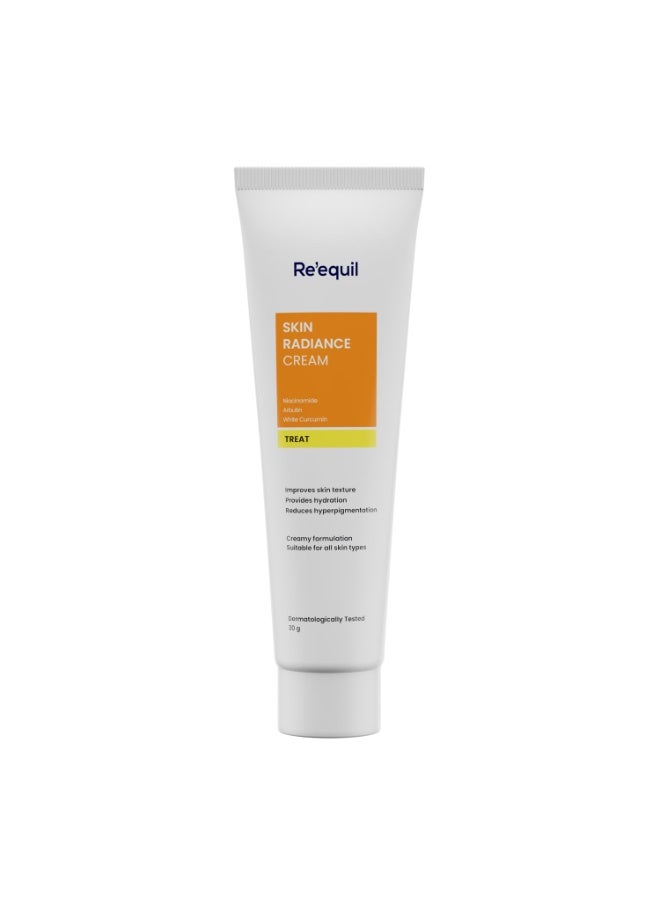 RE' EQUIL Skin Radiance Cream | Reduces Dark Spots & Age Spots | Increases Skin Radiance & Evens Skin Tone | For All Skin Types | 30G
