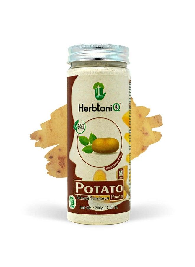 Herbtoniq Potato Face Pack Powder for Skin Whitening, Acne Reduction, Tan Removal, Depigmentation, Reduce Spot and Dark Circle | Face Pack for Glowing Skin | Pure and Natural | Unisex | 200 Grams