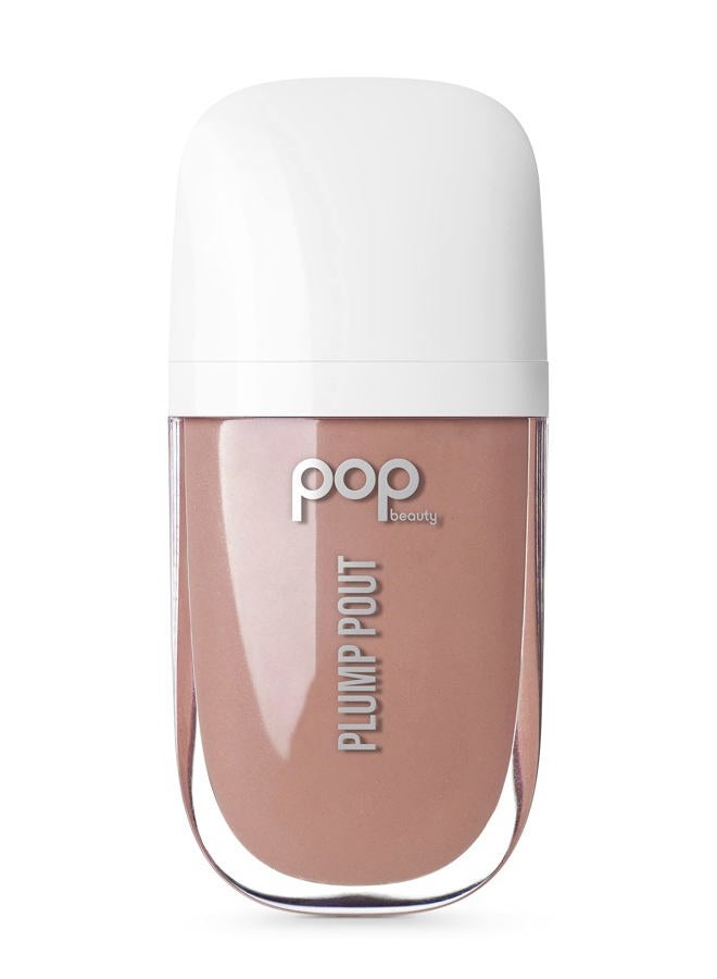 PLUMP POUT | BARE NECTAR - Plumping Lip Oil and Hydrating Lip Gloss | Long Lasting Nourishing Lip Glow Oil, Non-Sticky