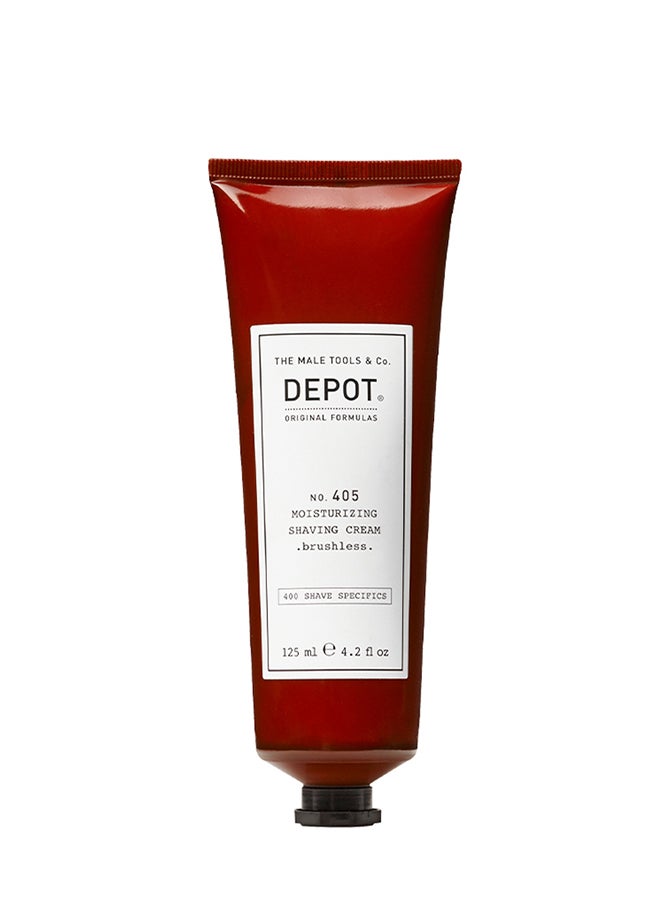 Moisturizing Brushless Shaving Cream - Provides a Smooth, Close Shave without a Brush, Hydrates Skin & Reduces Razor Burn (125 ml)
