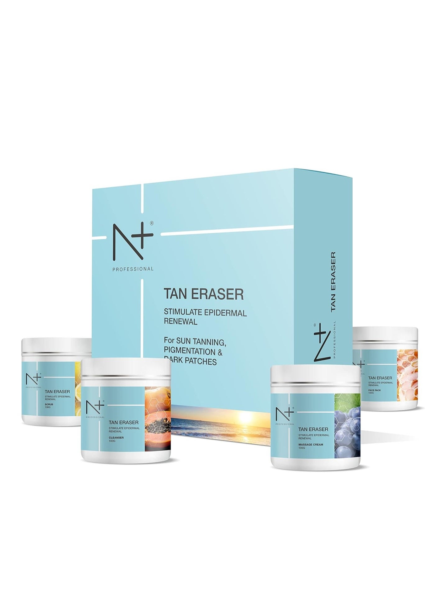 N Plus Professional Tan Eraser Facial kit, 400g