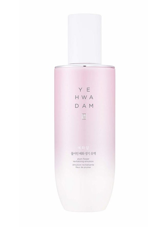 THE FACE SHOP Yehwadam Plum Flower Revitalizing Emulsion | Rich, Nourishing Eye Cream for Face Smooth & Nourishment | Moisturizing Under Eye Bags | Improves Face Skin Elasticity, 4.6 Fl Oz
