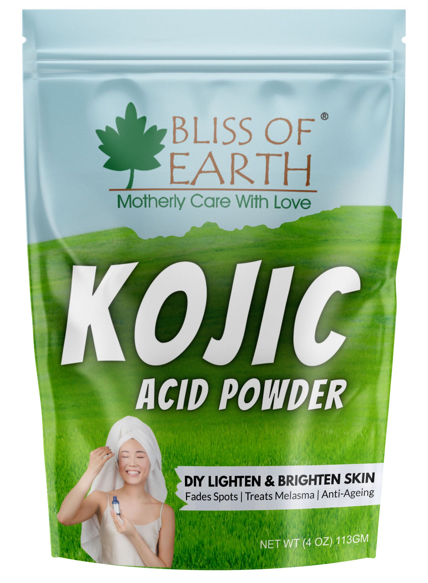 Original Kojic Acid Powder 113g for Skin Whitening, Soap Making & DIY Products