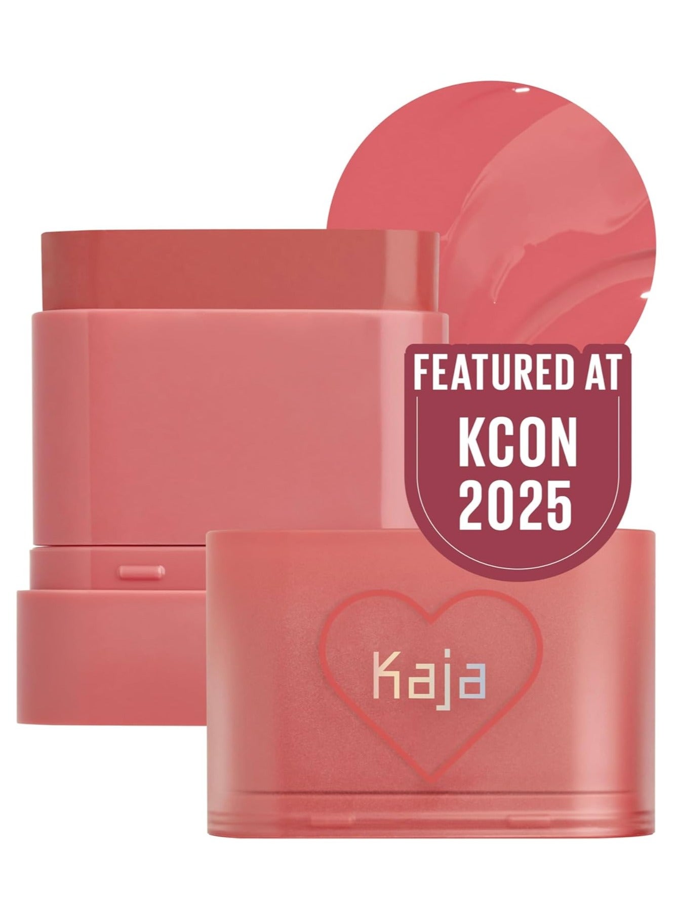 Dewy Bar Cheeks & Lip – Grapefruit Gelato- Creamy Blusher Stick with Vitamin & Hyaluronic Acid, Moisturizing & Easy Blend