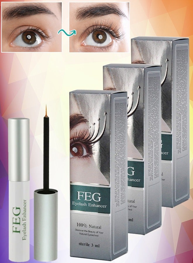 3 Pieces Eye Lash Growth Serum for Lash and Brow Creates Appearance of Longer & Darker Eyelashes Eyelash Enhancing Serum to Help Lengthen Thicken and Darken Your Lashes
