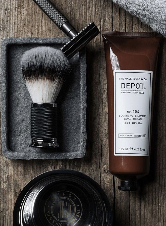 Soothing Shaving Soap Cream for Brush - Creates a Rich, Dense Lather for a Close, Comfortable Shave, Prevents Irritation (125 ml) - image 2