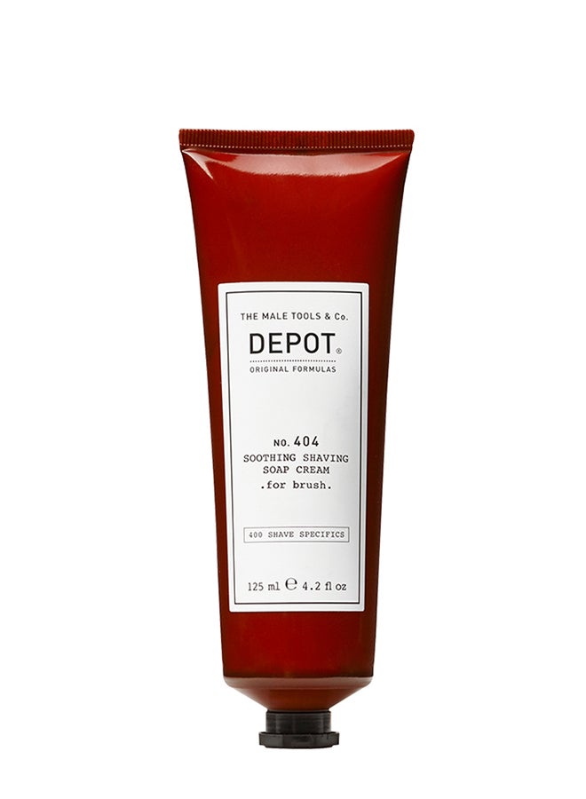 Soothing Shaving Soap Cream for Brush - Creates a Rich, Dense Lather for a Close, Comfortable Shave, Prevents Irritation (125 ml)
