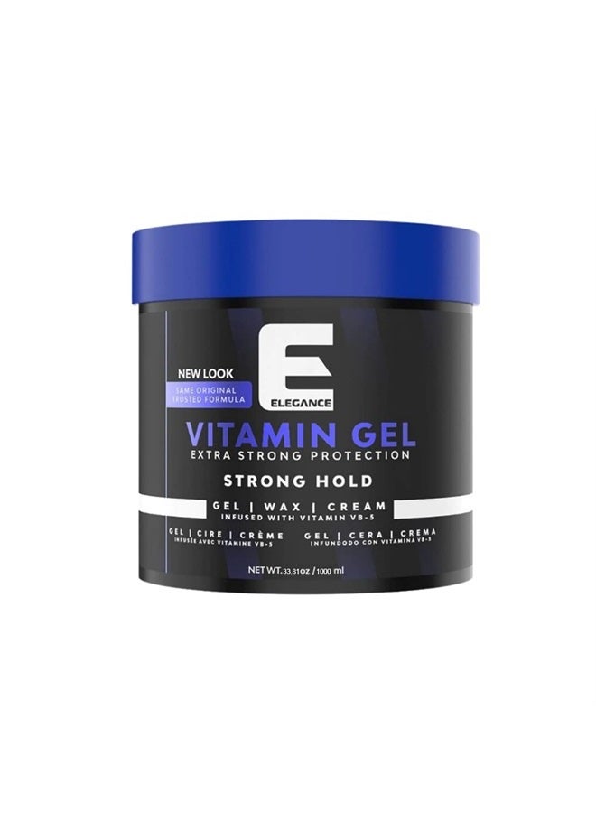 Vitamin Pro-VB5 Hair Styling Gel Strong Hold 33.81 Oz
