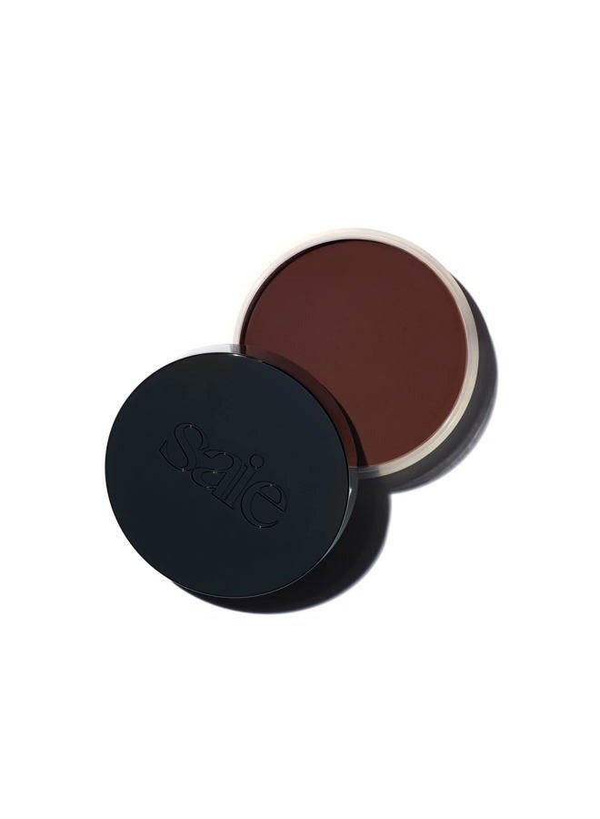Sun Melt Bronzer - Buildable Cream-Balm Bronzer For Face Sculpting - Cream Contour with Velvet Finish - Dark Bronze (1 oz)