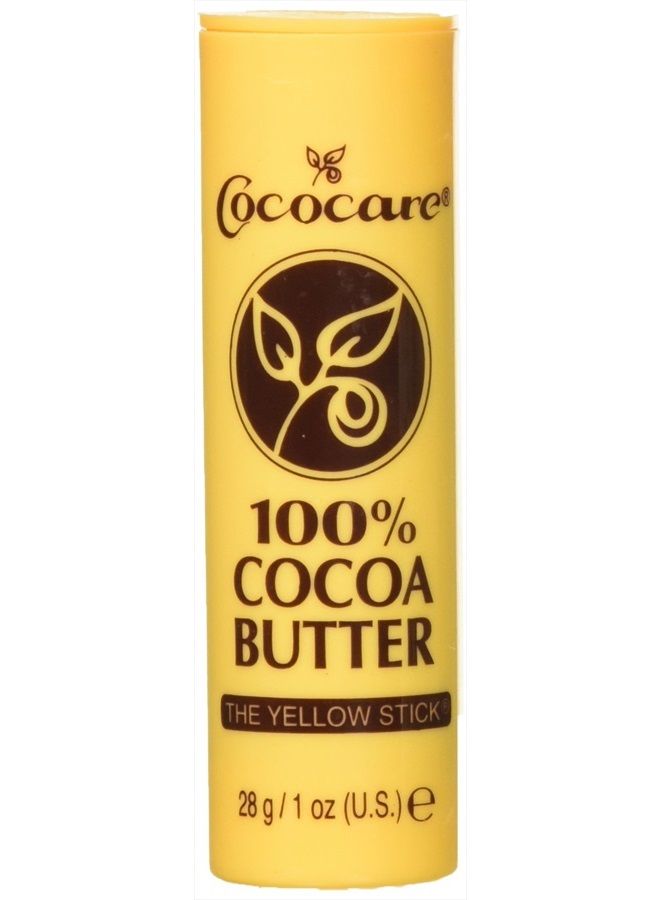 Cococare 100% Cocoa Butter Stick, 1 oz, Pack of 4