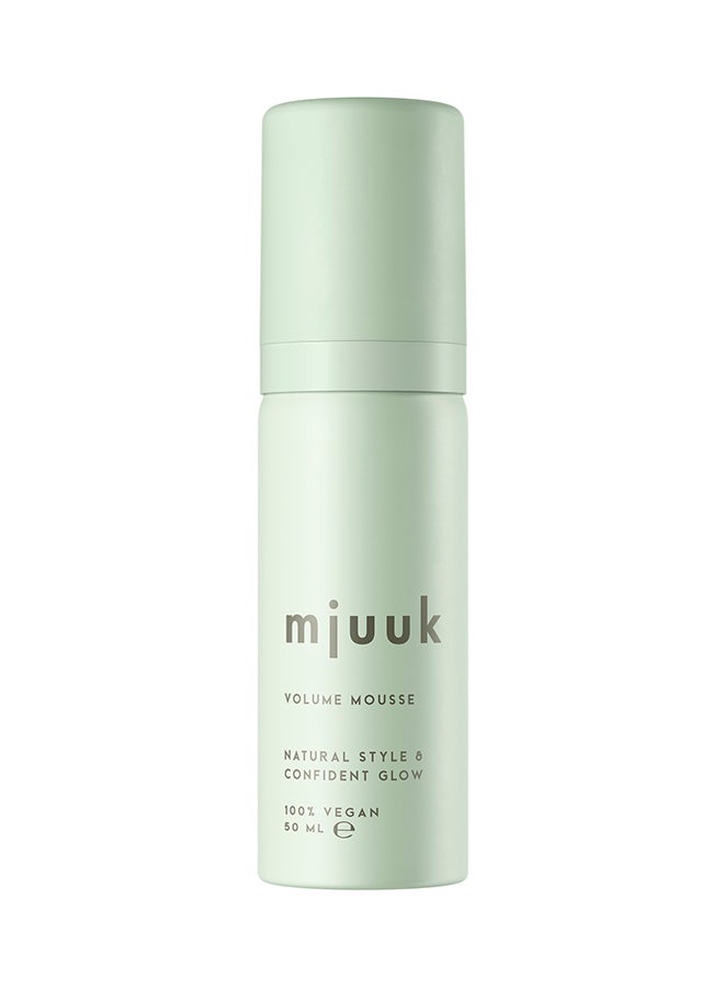 Volume Travel Size Styling Mousse Flexible Hold Lightweight Bounce On the Go | 100 Percent | Vegan 50ml