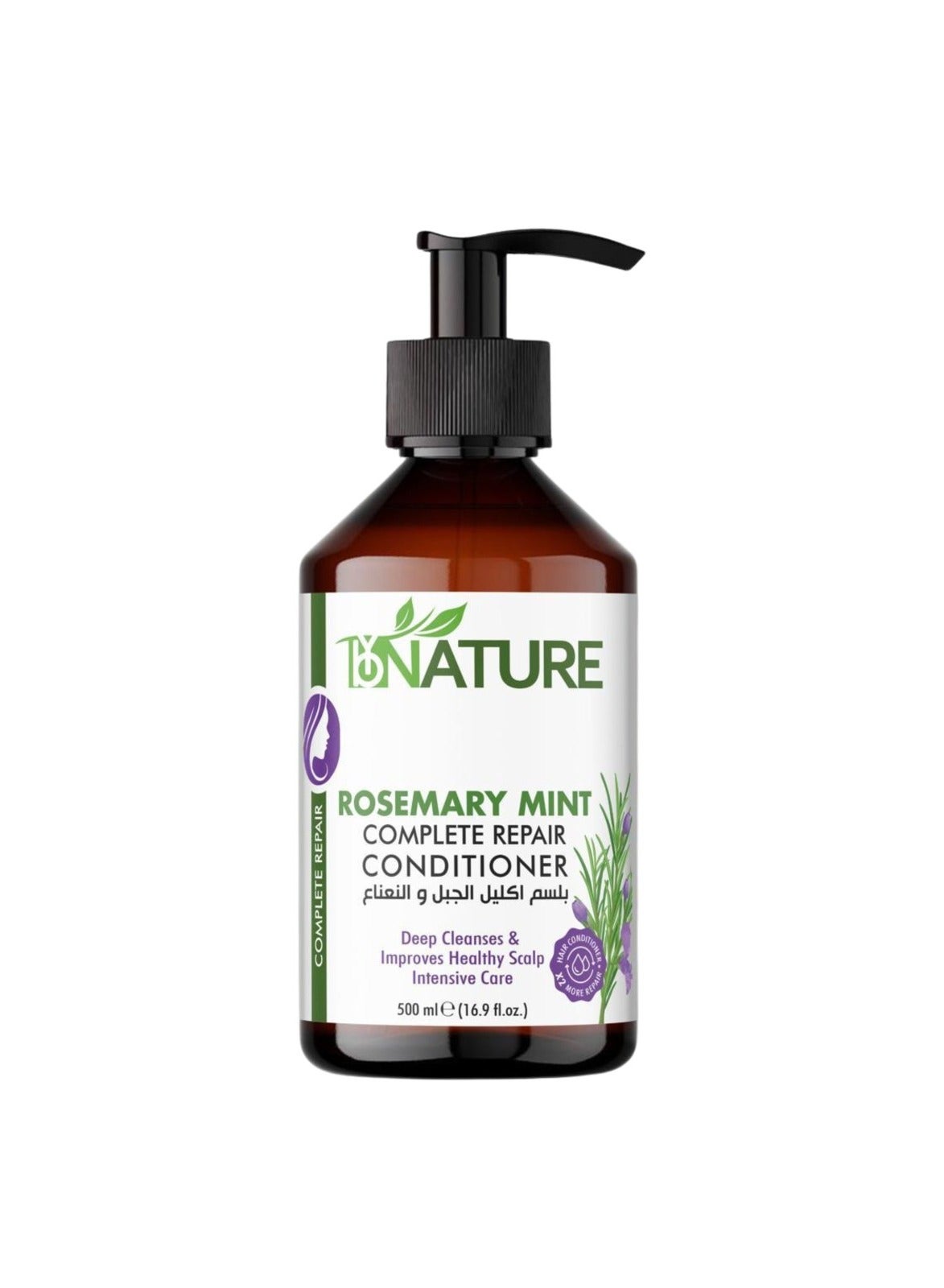 "ByNature Rosemary Mint Complete Repair Conditioner – 500ml for Deep Nourishment & Strength"