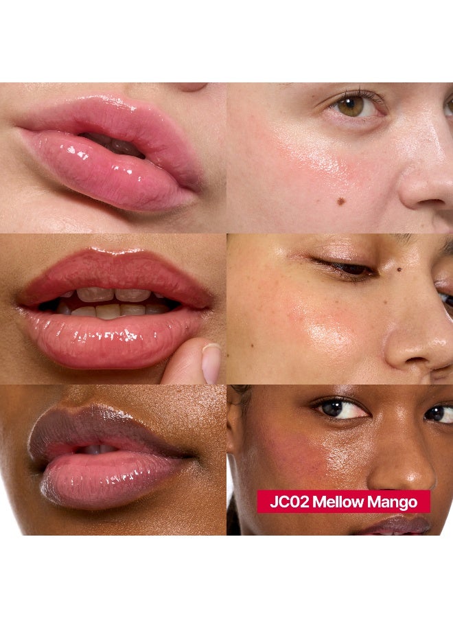 Lip & Cheek Glowy Jelly Pot Mellow Mango - image 2