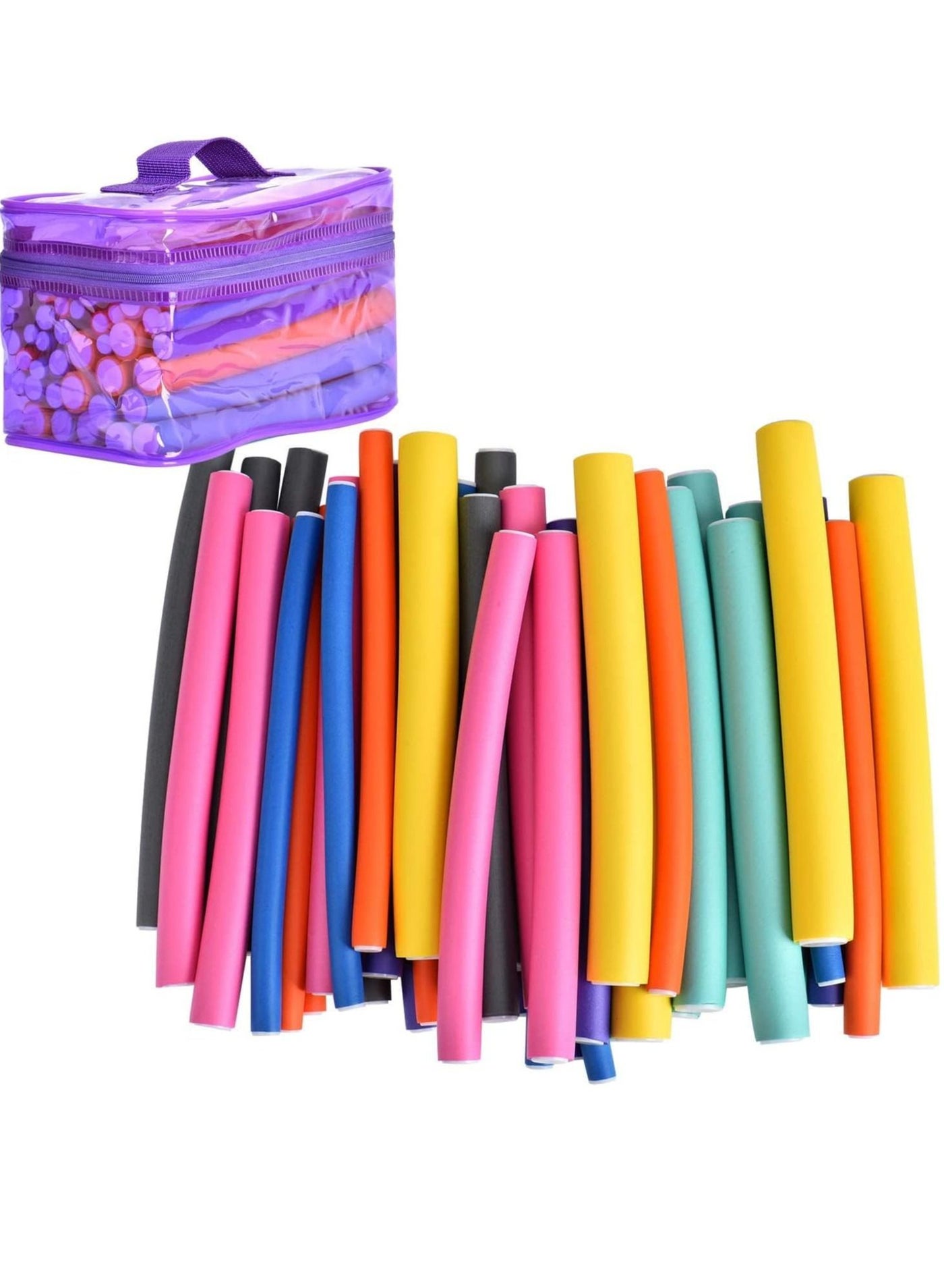 ORiTi Foam Hair Rollers, 42pcs No Heat Hair Curlers Flexible Rollers Hair Rods For Long Hair Rollers