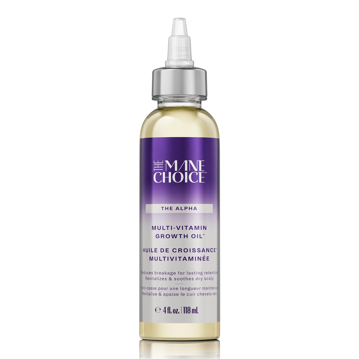 The Mane Choice Alpha Multi-Vitamin Scalp Hair Growth Oil, 4 Fl Oz, 1 Pack, Nourishing Scalp Oil with Biotin, Vitamin C, Rosemary, Rice Extract, Jojoba, Tea Tree & Castor Oil, Lightweight & Non-Greasy