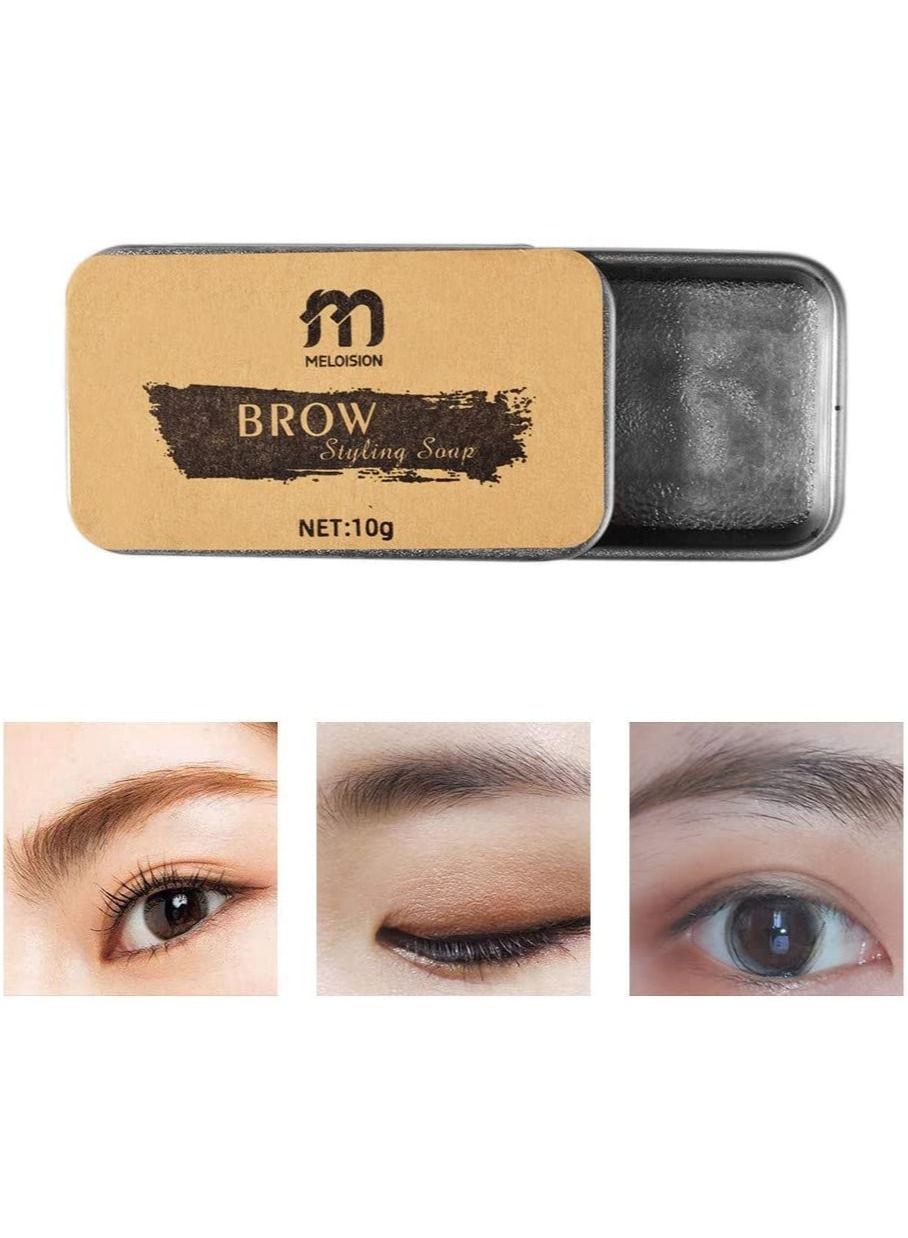Eyebrow Cream Gel with Brush Colorless Lasting Styling Waterproof
