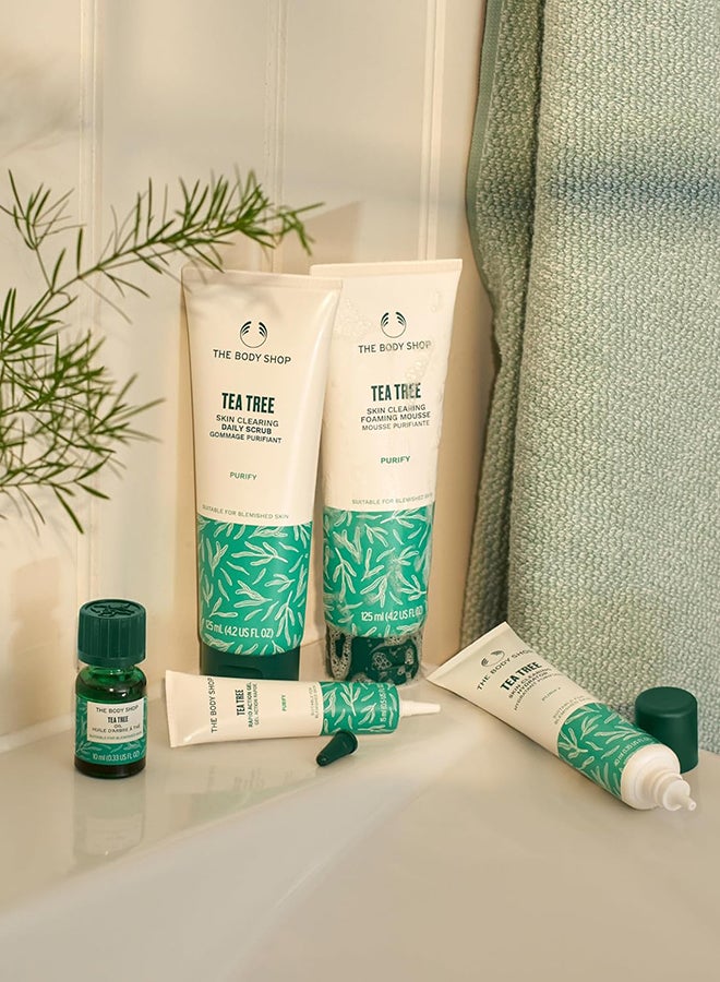 Tea Tree Foaming Face Wash Mousse for Blemished Skin | Salicylic Acid & Tea Tree Oil | Clarifying, Mattifying Cleanser for Sensitive Skin, 125ml - image 4