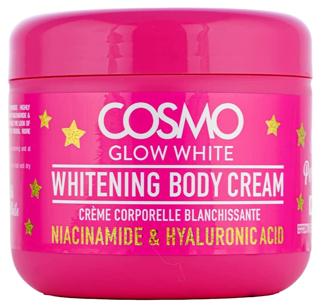 Cosmo Glow White Whitening Body Cream 300g | For Younger-looking Skin | Whitening Skin Care | For Unisex | Pink