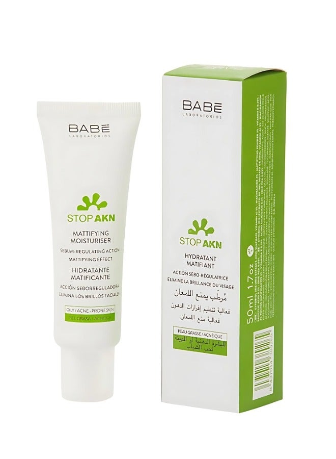 Babe Stop Akn Hydratant Matifiant Moisturiser 50Ml