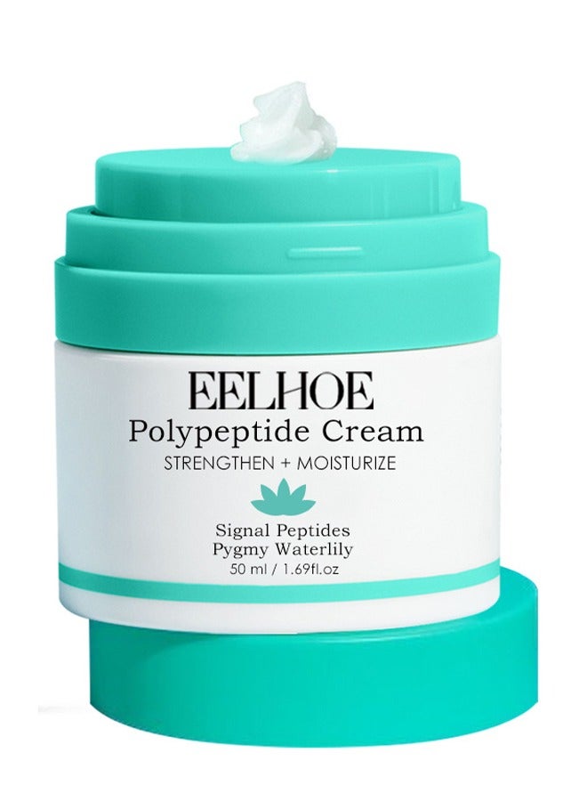 Polypeptide Cream, Anti-Wrinkle And Anti-Aging Moisturizer, Facial Moisturizing Cream, Protein Face Moisturizer With Amino Acids, Firm Moisturize Skin, 50 ML