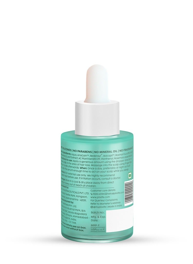 Rosemary Hair Growth Serum with 3% Redensyl, 4% AnaGain and 3% Baicapil that Stimulates Hair Growth, Increase Hair Density Thickens Hair For Men And Women, 30ml - image 8