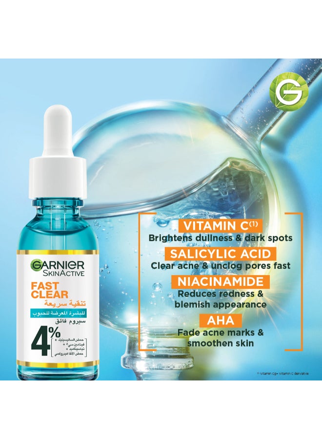 Skinactive Fast Clear Booster Serum With Salicylic Acid Twin Pack 30Ml - image 5