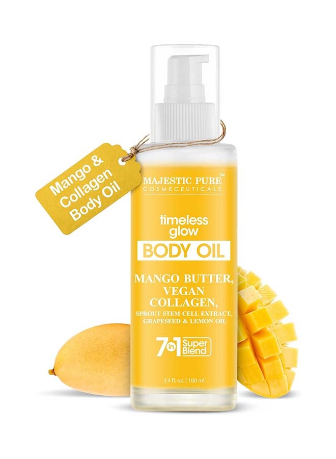 Timeless Glow Body Oil | 100% Pure And Natural | Repair Dry, Damaged Skin | Moisturizing Skin | Deep Moisturizing Formula |100ml