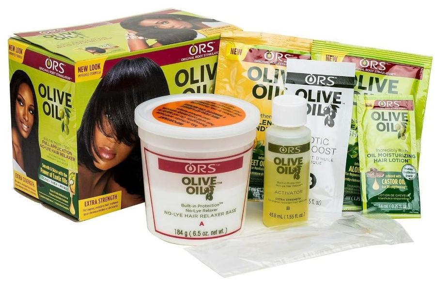 Built-in protection for lye-free hair straightening and extra strength